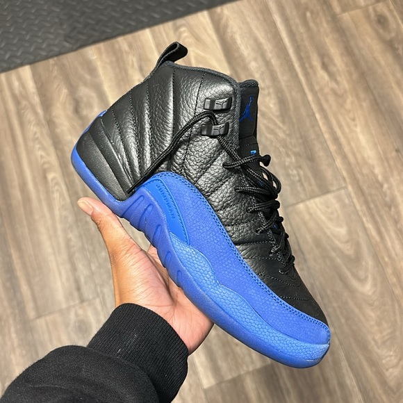 Jordan 12 Retro Black Game Royal - Picture 1 of 3